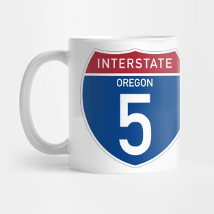 Interstate 5 - Oregon Mug